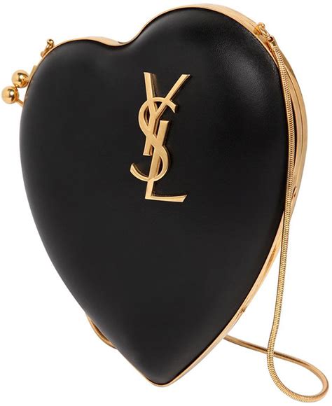 ysl love box clutch|Saint Laurent Love Leather Box Clutch Bag, Black.